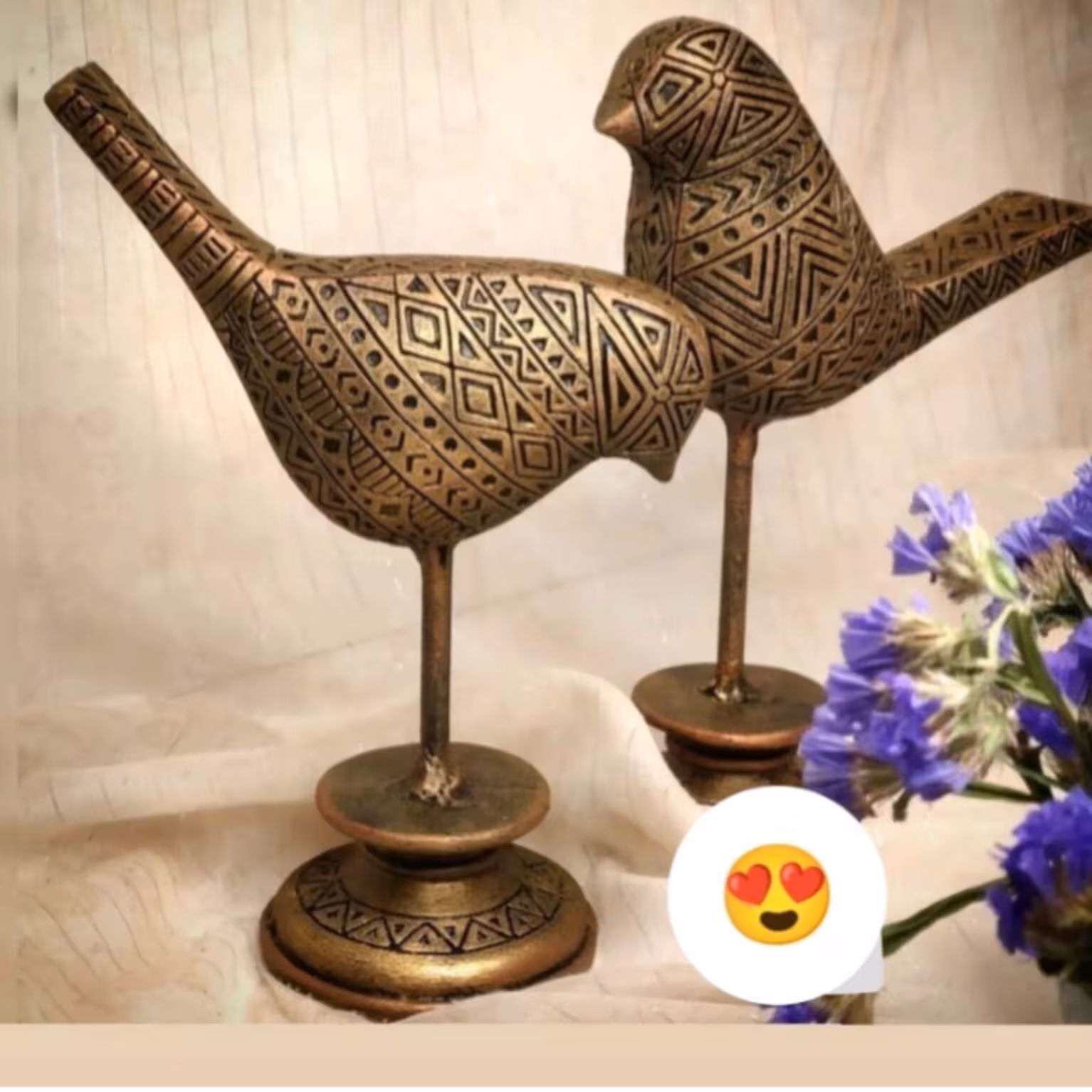 مجسمه مرغ آمین مجموعه 2 عددی