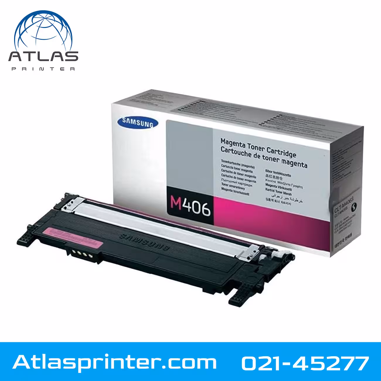 کارتریج لیزری سامسونگ Samsung CLT-M406 قرمز