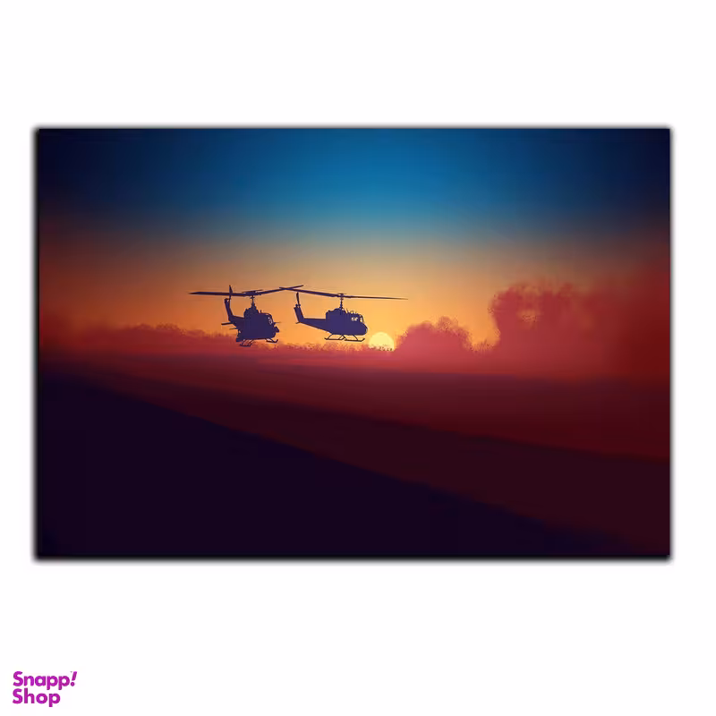 تابلو شاسی بکلیت طرح گرافیکی هلی کوپتر مدل SH-S5210