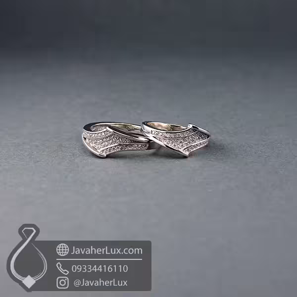 ست حلقه نقره مدل بویه _ کد : 100360