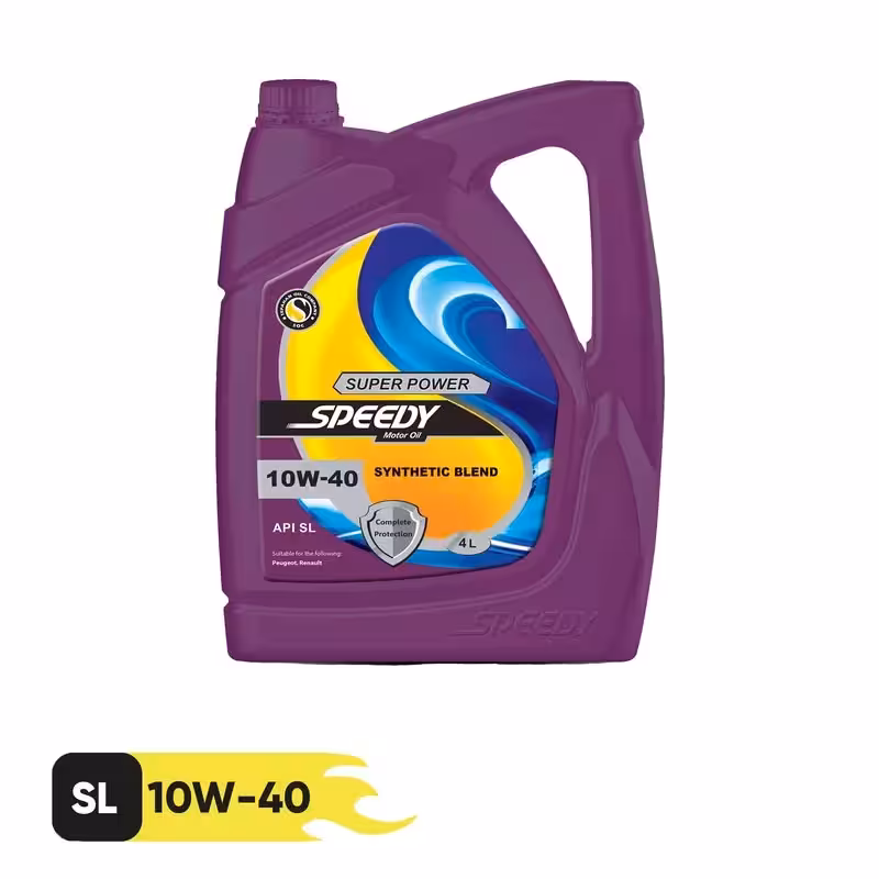 روغن موتور اسپیدی مدل Super Power 10 W – 40 حجم 4 لیتر