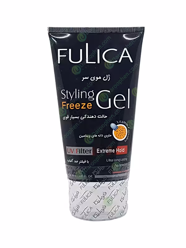 ژل مو حالت دهنده بسیار قوی فولیکا مناسب انواع مو 150 میلی لیتر – Fulica Styling Freeze Gel150 ml