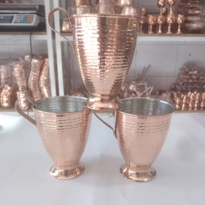 لیوان پایه دار چکشی زنجان