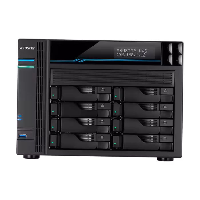 ذخیره ساز تحت شبکه ایسوستور LOCKERSTOR 8 AS6508T 8 bay Tower