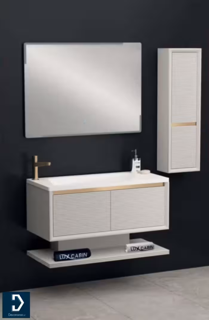 روشویی کابینتی لوکس کابین مدل 630A نسکافه ای