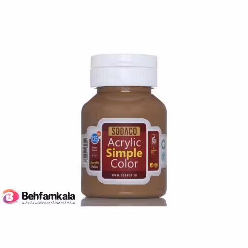رنگ اکریلیک نسکافه ای 125 میل سوداکو