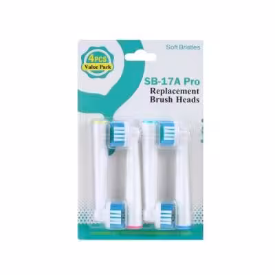 سری یدک مسواک برقی مدل SB-17A PRO بسته 4 عددی