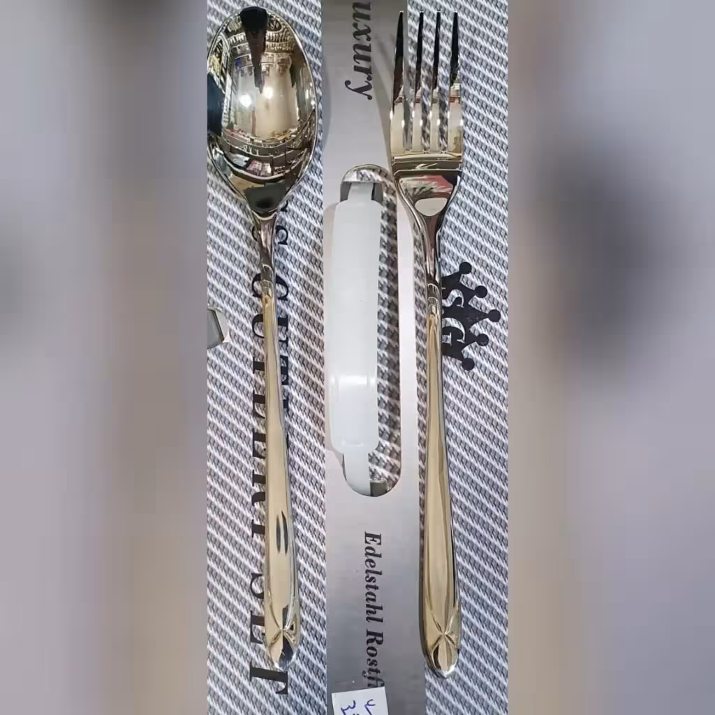 قاشق و چنگال غذاخوری 12 پارچه اس جی مدل 304m