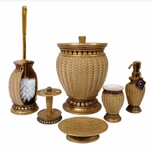 ست سرویس لوازم بهداشتی رزین کد 102369