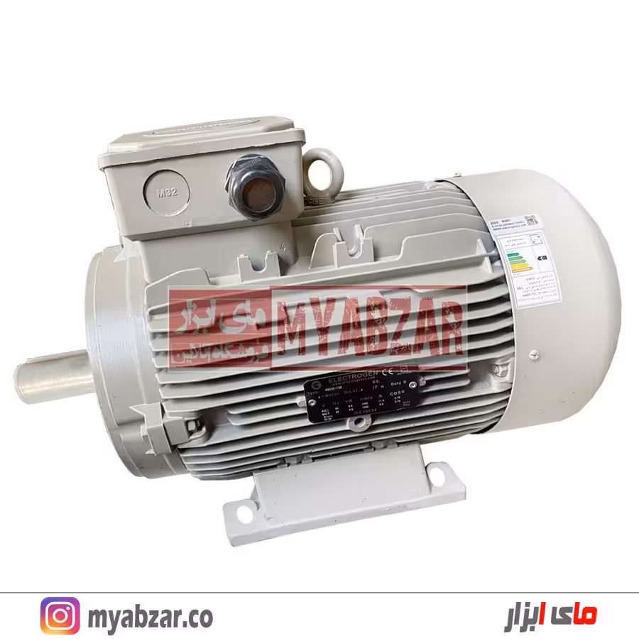الکتروموتور الکتروژن 7.5 اسب 5.5 کیلووات 1500 دور 3 فاز