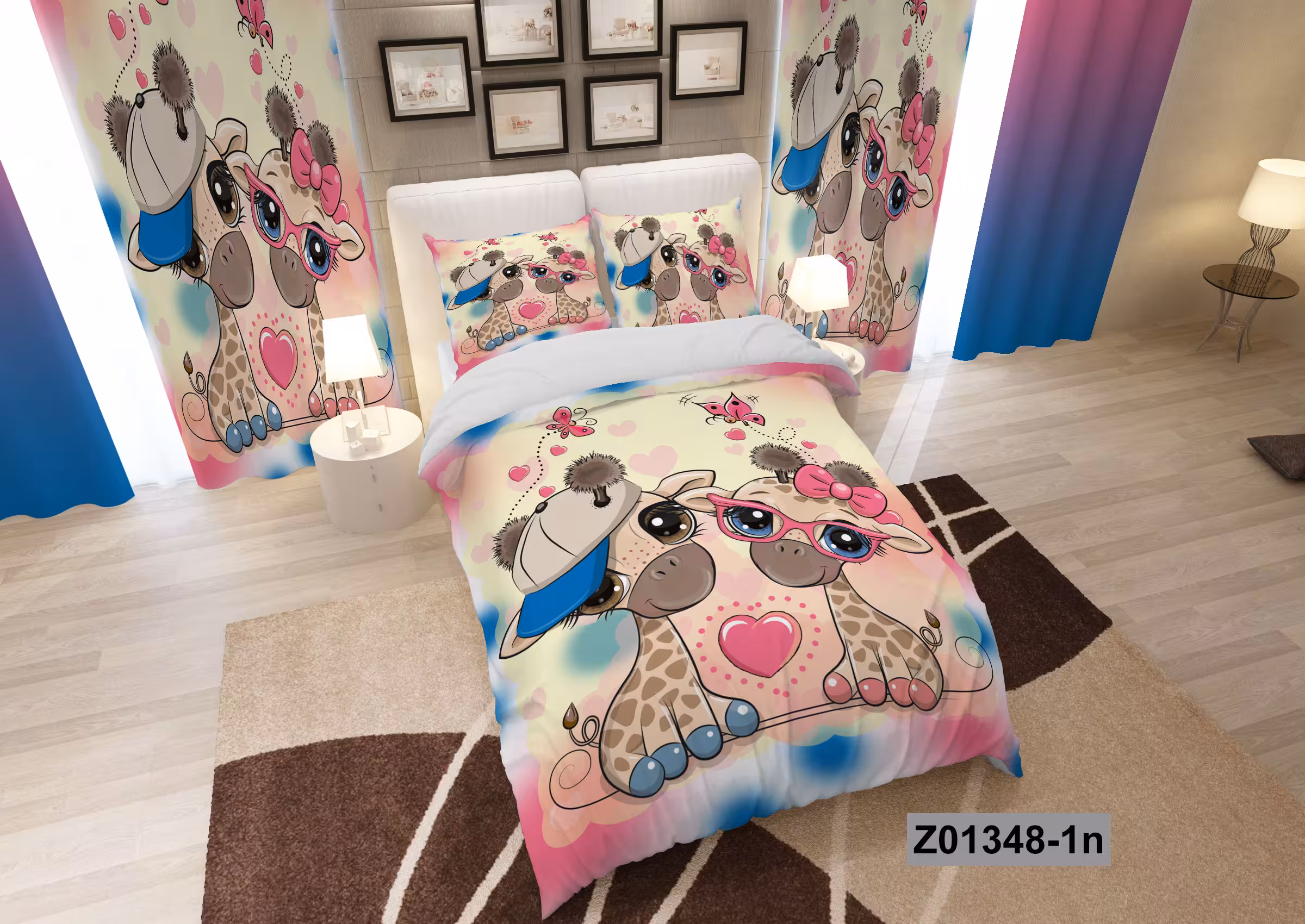 لحاف روتختی تنسل سه بعدی (3D) کالای خواب متین کد 1348