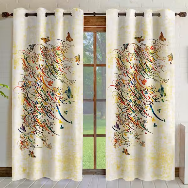 پرده چاپی شعر چشم بیمار کد A020