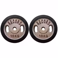 وزنه هالتر  دور لاستیک 10 کیلویی - دو عددی