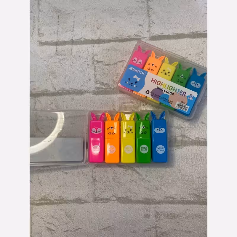 هایلایتر 5 رنگ خرگوشی | amazonchi