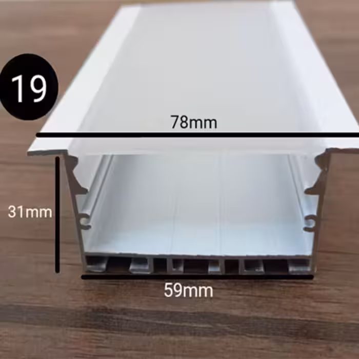 لاینر نوری توکار5.9 سانتی متری کد 19 رنگ فول کالر