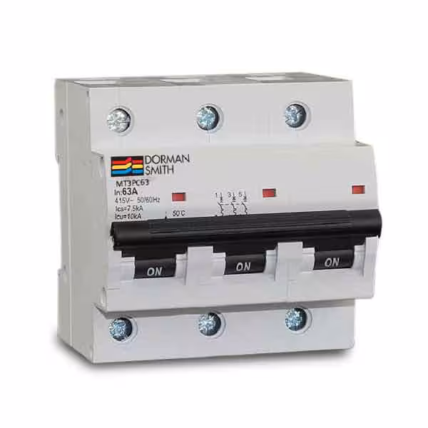 کلید مینیاتوری 3 پل 4 آمپر ساخت کمپانی دورمن اسمیت مدل MS3PC04