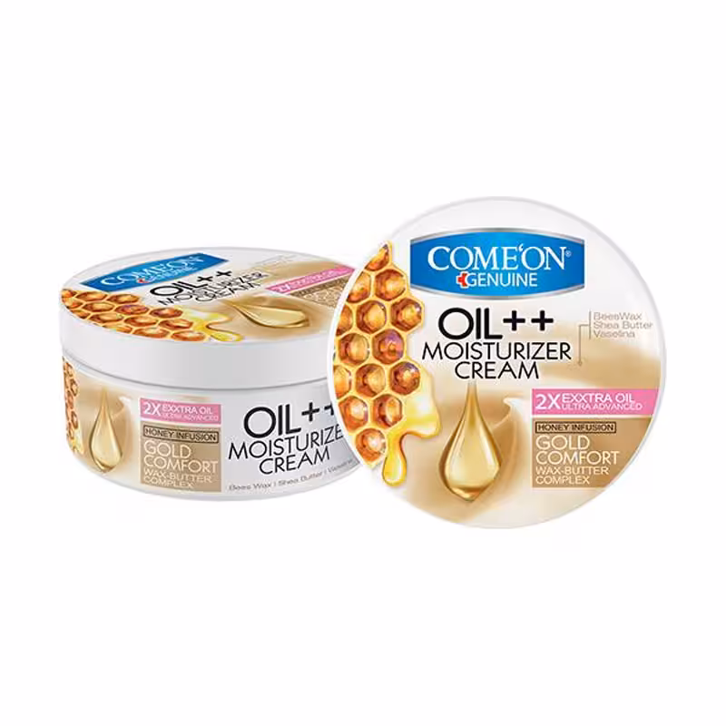 کرم صورت بمب آبرسان حاوی هیالورونیک اسید و ویتامین ای با عصاره عسل مناسب پوست حساس کامان