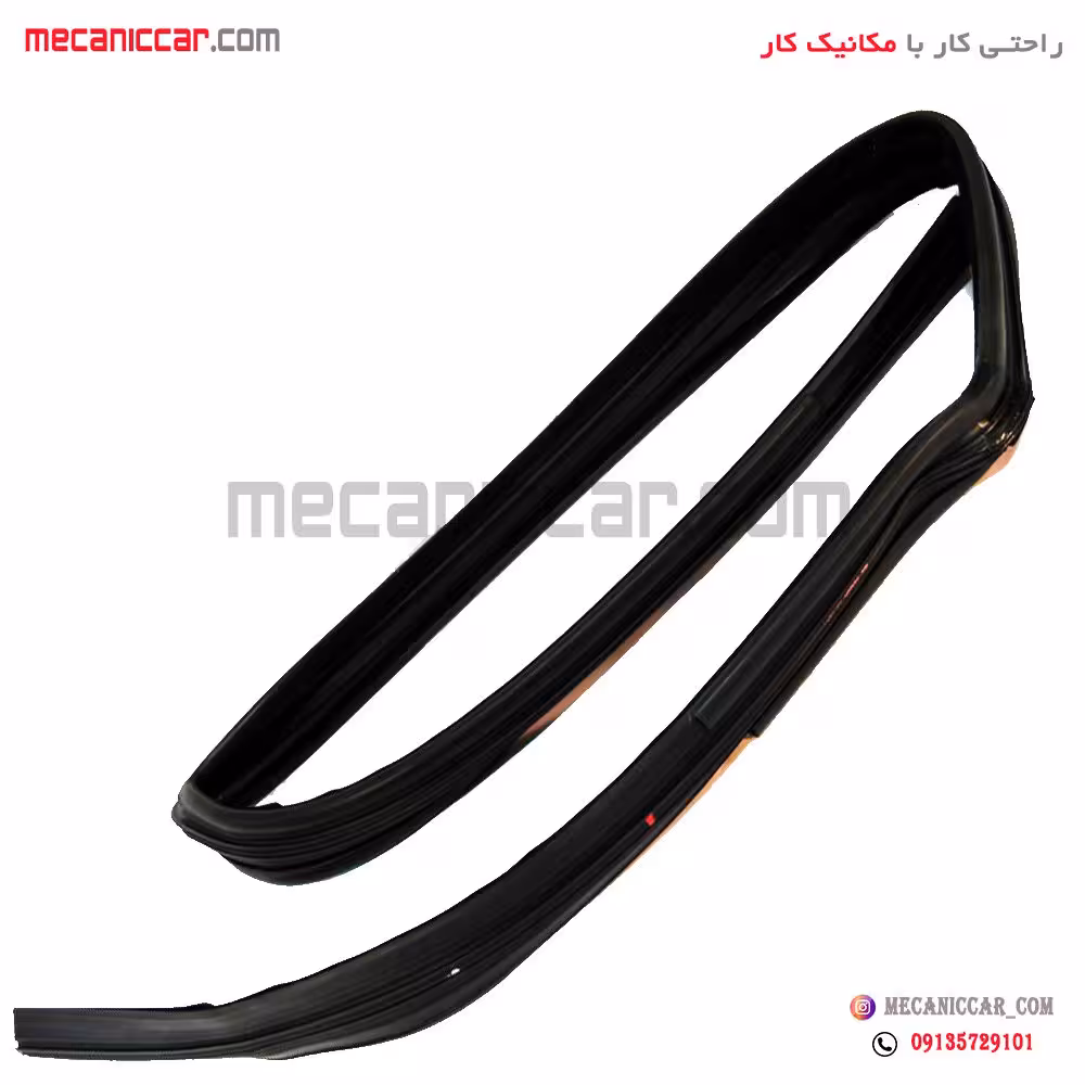 نوار دور کلاف شیشه (ماهوتی) جلو چپ تیبا اذین پارت