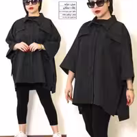 مانتو اسپرت زنانه مدل مانتو سایز بزرگ مژده