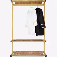 رگال لباس سه طبقه چوب آریاس 90