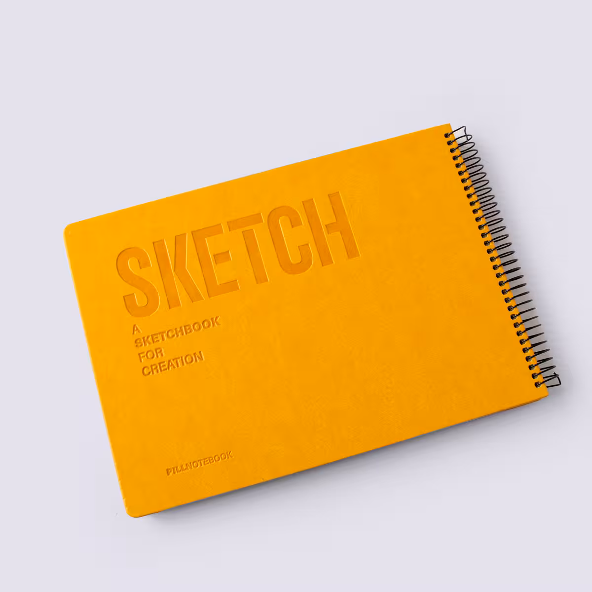 دفتر طراحی آ4 SKETCH زرد پیل (PILL)