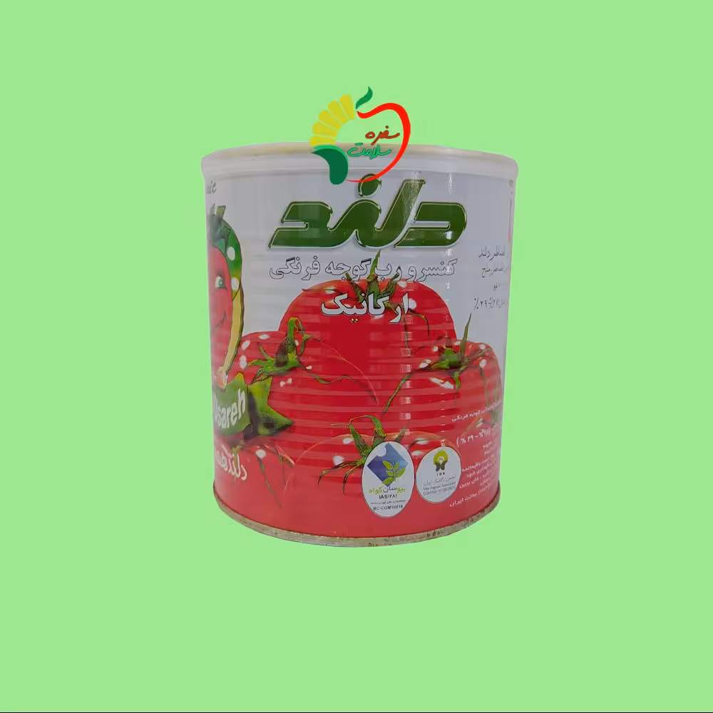 رب گوجه ارگانیک 800 گرمی دلند