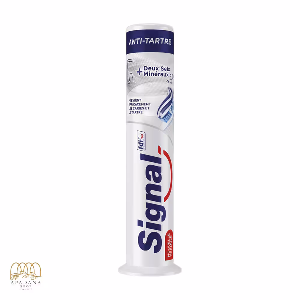 خمیر دندان ضدجرم پمپی سیگنال Signal Anti Tartre حجم 100 میلی لیتر