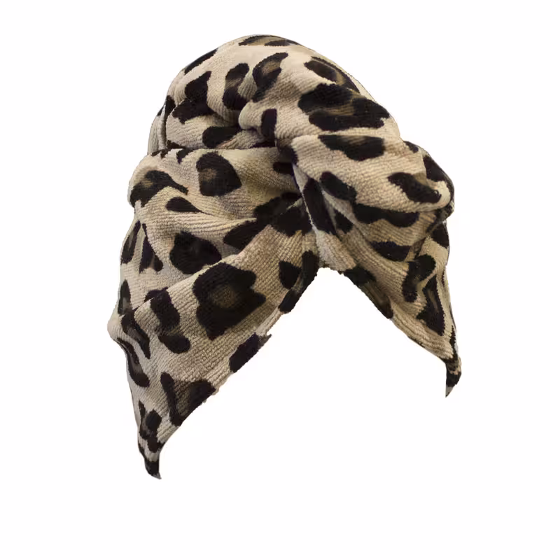 کلاه حمام پودایران مدل موپیچ طرح پلنگی | کالا مکس