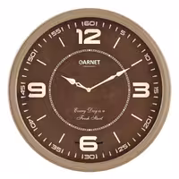 ساعت دیواری مدل گارنت رنگ بژ کد 5224