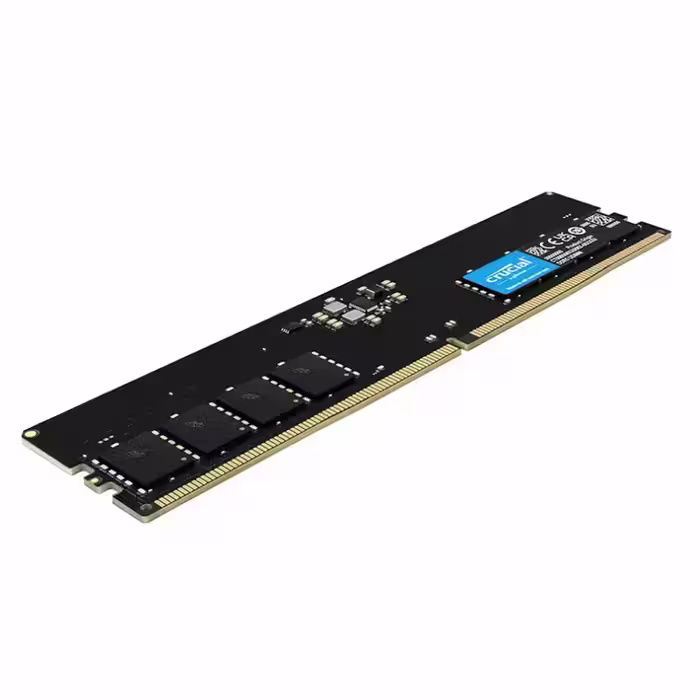 رم کامپیوتر DDR5 تک کاناله کروشیال 4800 مگاهرتز با پارت نامبر CT16G48C40U5 ظرفیت 16 گیگابایت