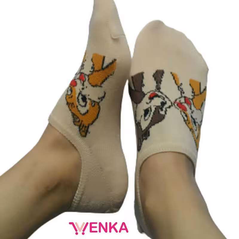 جوراب کالج کارتونی کد013