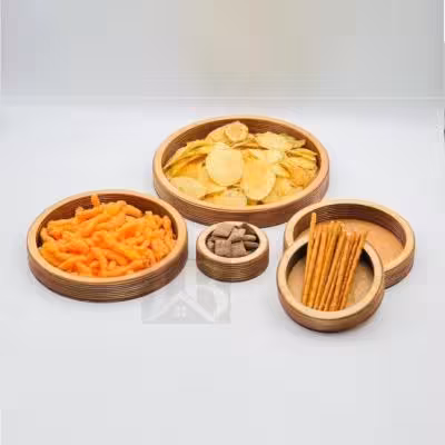 ست 5تیکه چوبی گرد JB