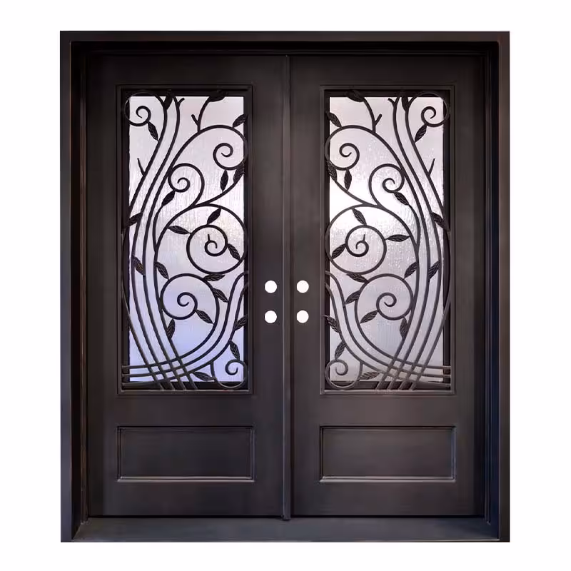 درب آهنی ورودی ساختمان دو لنگه کد 1118