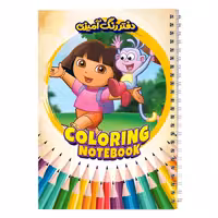 دفتر رنگ آمیزی دورا