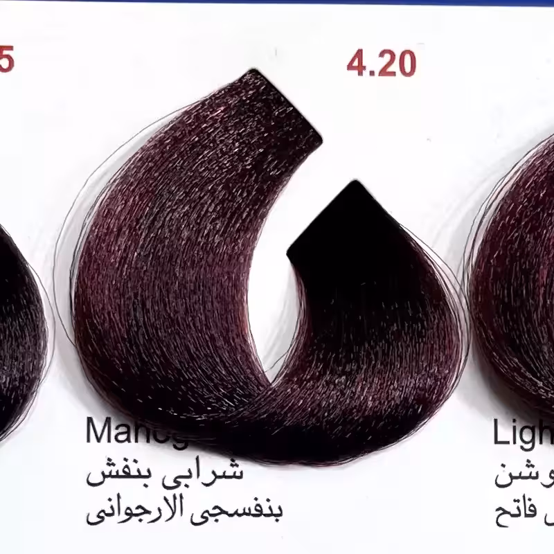 شرابی بنفش4.20 ،رنگ مو کم آمونیاک پیلون ویک عدد اکسیدان | amazonchi