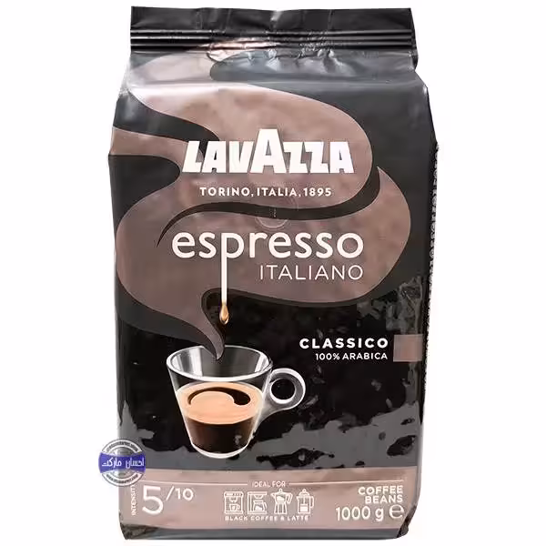 دانه قهوه لاوازا اسپرسو ایتالیانو یک کیلوگرمی