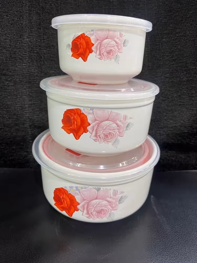 ظرف نگهدارنده مدل سرامیکی مجموعه 3عددی کد 435