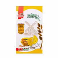 نان چیپسی سبوس دار حاوی زردچوبه و دانه چیا بدون شکر اورنگ 200 گرمی