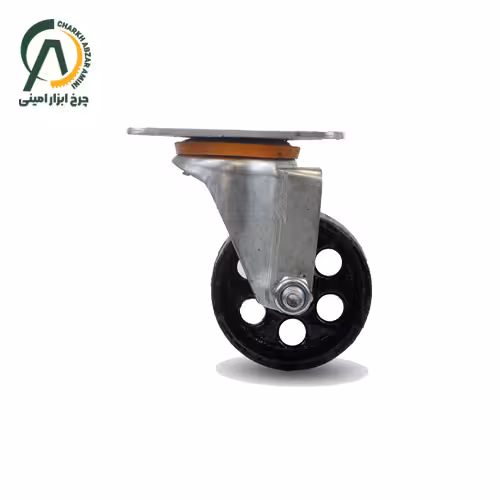 چرخ ورقی جکی روتراش گردان قطر 75 میلی متر