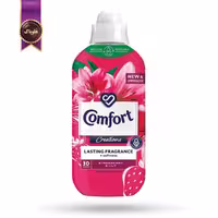 نرم‌کننده لباس کامفورت Comfort با رایحه توت‌فرنگی و سوسن Strawberry & Lily حجم 900 میلی لیتر (اورجینال)