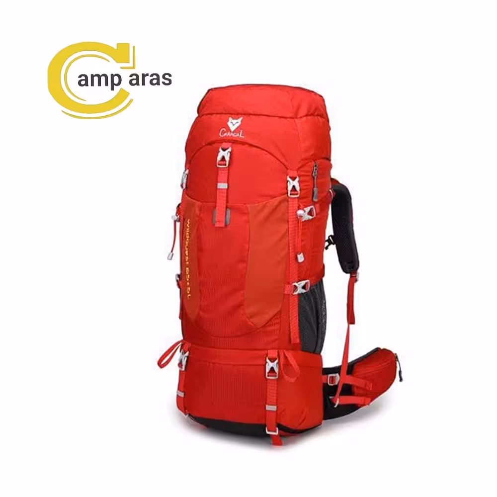 کوله پشتی کاراکال KA-8146 مدل WILDGUEST 65 5L - کمپ آراس
