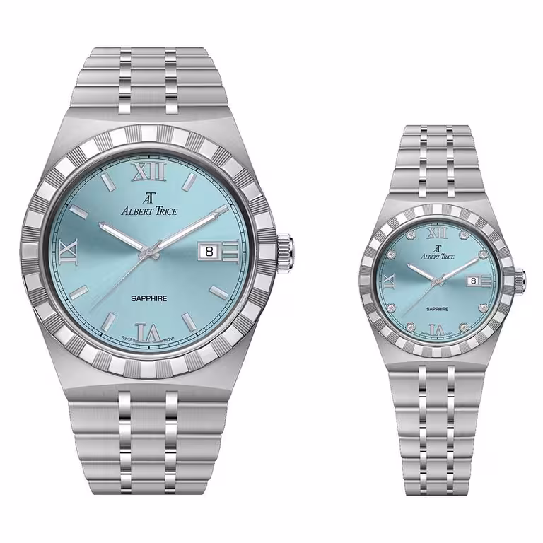 ساعت مچی ست آلبرت ترایس کد AT20340-12HM و AT20339-02HM