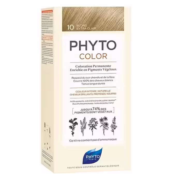 فیتو رنگ مو بدون آمونیاک گياهی شماره 10 بلوند پلاتینه