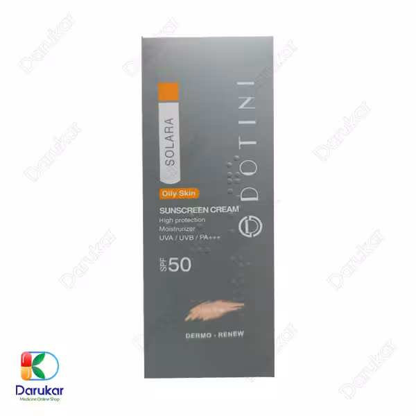 کرم ضد آفتاب پوست چرب دوتینی    SPF50 PA