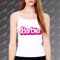 تاپ زنانه طرح Barbie TS-443