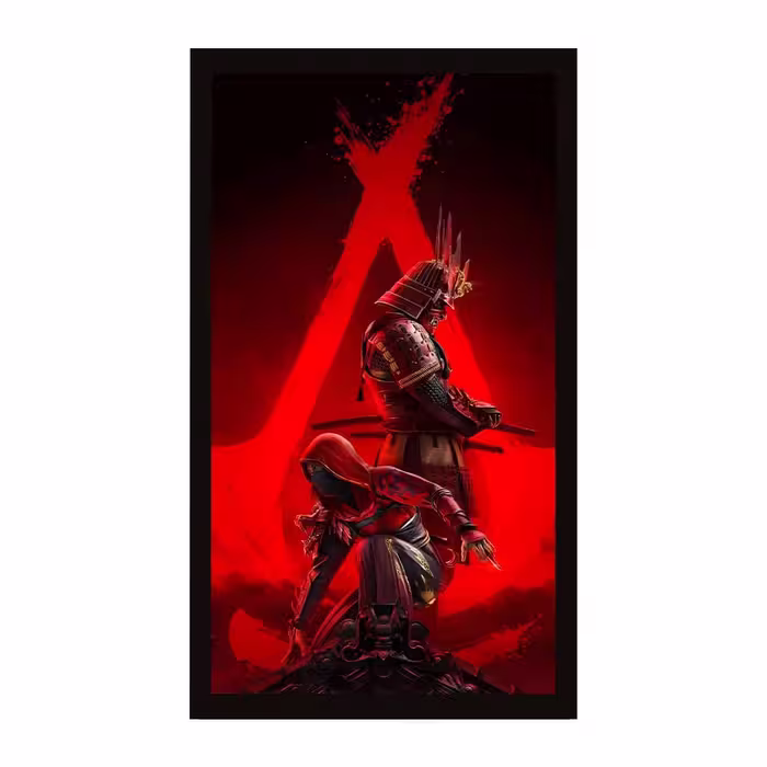تابلو گیمینگ 35x65 طرح Assassin's Creed Shadow
