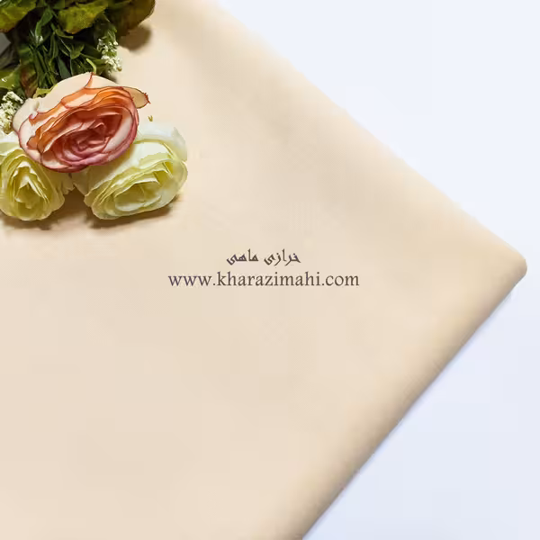 پارچه غواصی ضخیم رنگ کرم پنککی