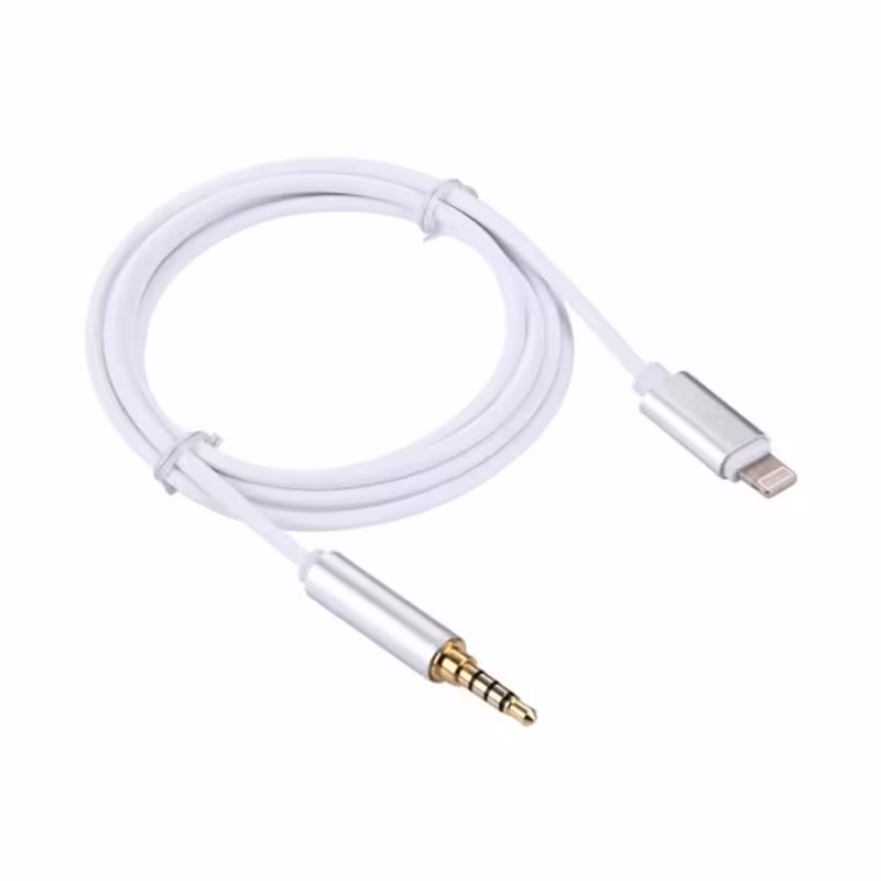 کابل تبدیل لایتنینگ به AUX مدل GL041 طول 1 متر