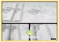 کاغذ دیواری آنجل مدرن داماسک طوسی کد:9945