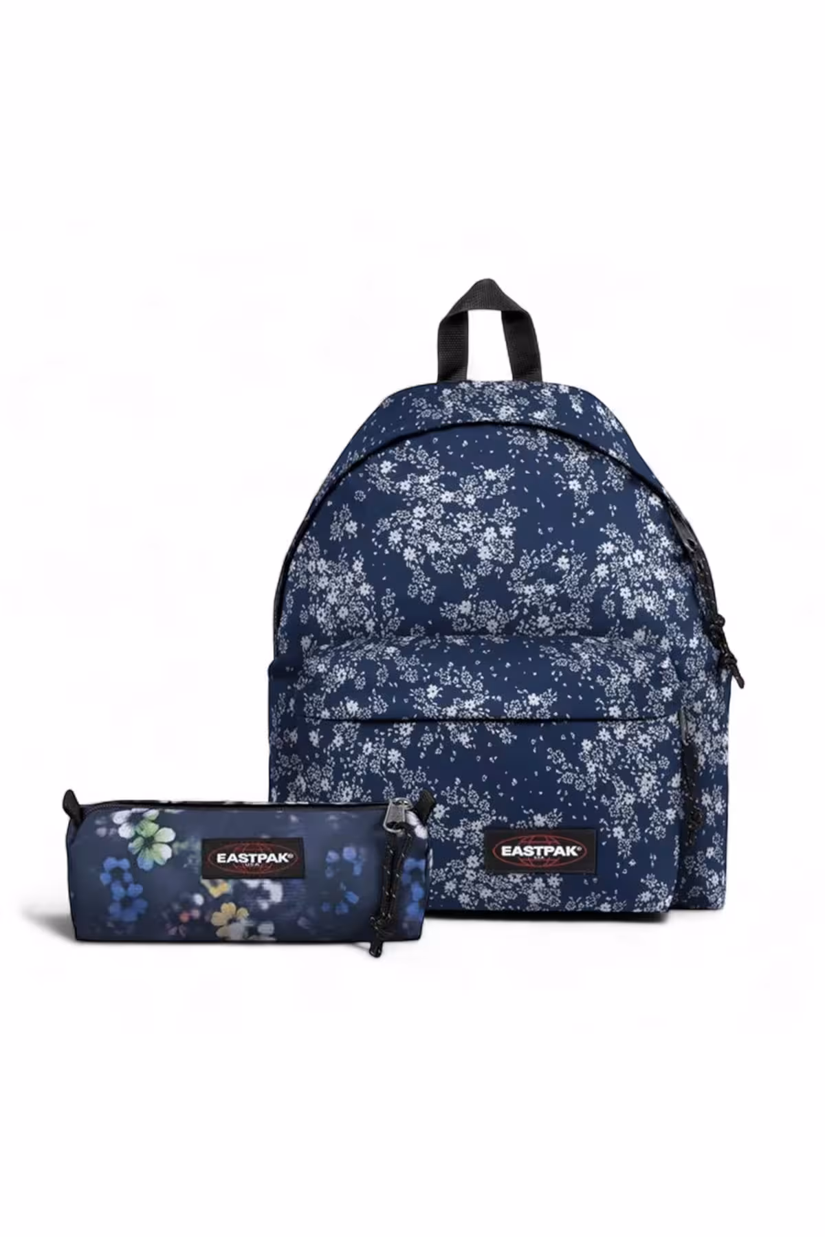 کیف مدرسه بنچمارک مجرد فلورا محو کردن کیسه مداد نیروی دریایی و مجموعه کوله پشتی پاک شده PAK'R Eastpak